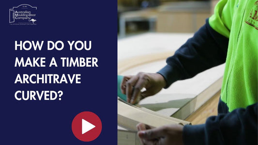 How do you make a Timber Architrave Curved?